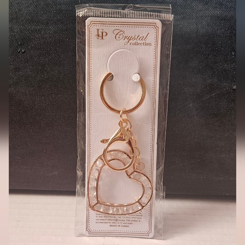 Crystal Collection Heart Keychain NIP - Picture 5 of 5